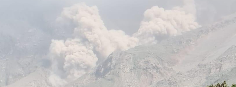 Increased activity with strong ashfall at Santiaguito volcano, Guatemala