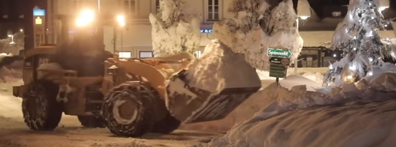 Major winter storm buries parts of Alps under more than 3 m (10 feet) of snow, Europe