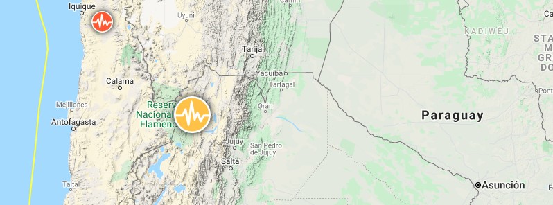 M6.1 earthquake hits Salta, Argentina at intermediate depth