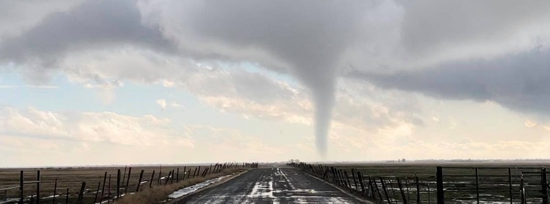 Very rare January tornadoes touch down in California