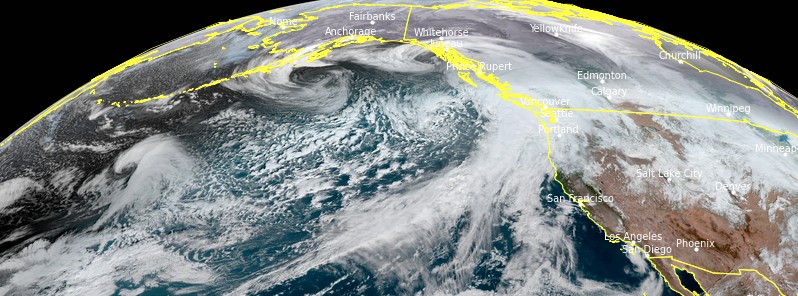 Powerful winter storms bring severe winds and snow to Alaska, Pacific Northwest and Canada