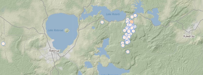 Over 68 earthquakes recorded near Rotorua, New Zealand