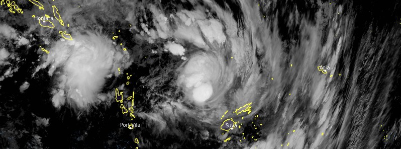 Tropical depression near Fiji to intensify into a tropical cyclone