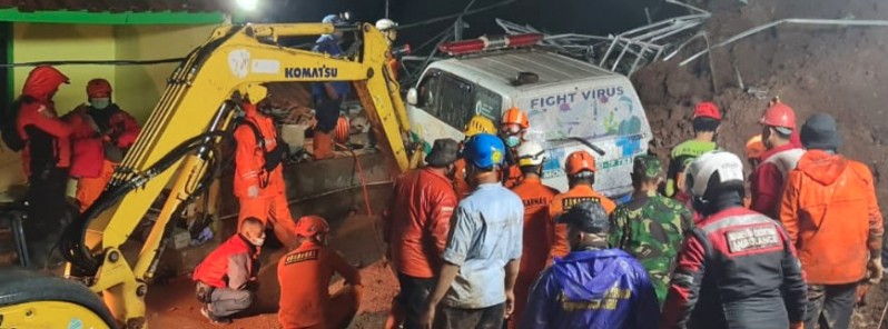 At least 12 killed, 18 injured as two large landslides hit Java, Indonesia