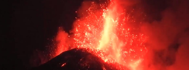 ‘Incredibly powerful’ paroxysm at Etna, lava fountains exceeding 1 000 m (3 300 feet) in height