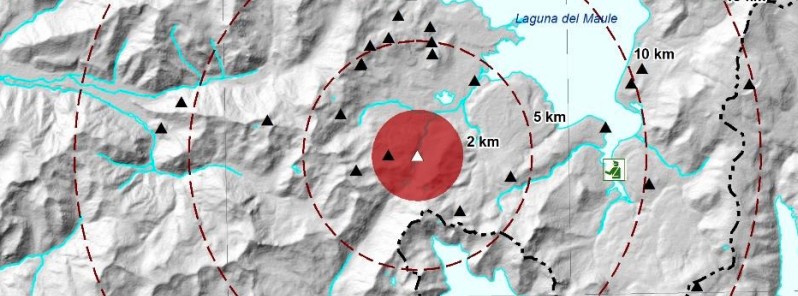 Technical alert for Laguna del Maule volcanic complex raised to Yellow, Chile
