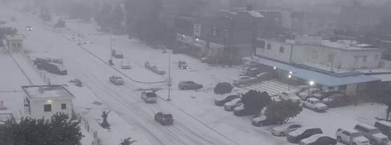 Libya sees first snow in 15 years as cold snap hits parts of northern Africa and Middle East