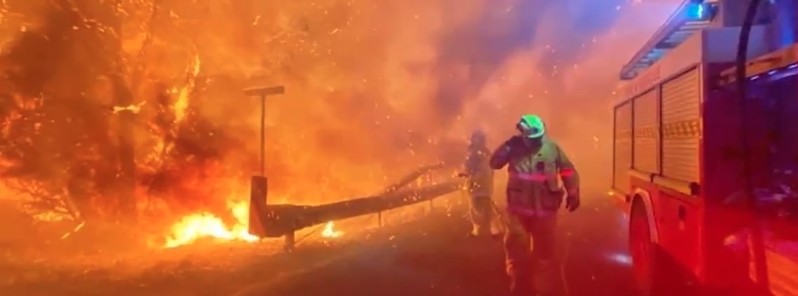 Major bushfire destroys at least 71 homes in Perth Hills, threatening 2 more suburbs, Australia