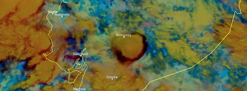 Significant explosive eruption at Sangay volcano, ash to 12.5 km (41 000 feet) a.s.l., Ecuador