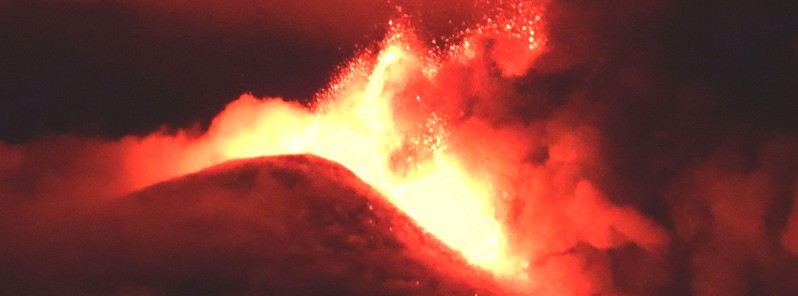 13th eruptive paroxysmal episode at Etna in 30 days, Italy