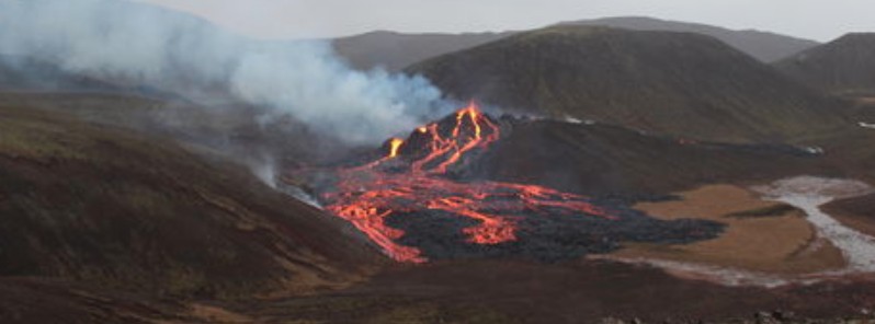 Volcanic eruption in Geldingadalir continues, lava flow steady at 5 – 7 m3 per second, Iceland