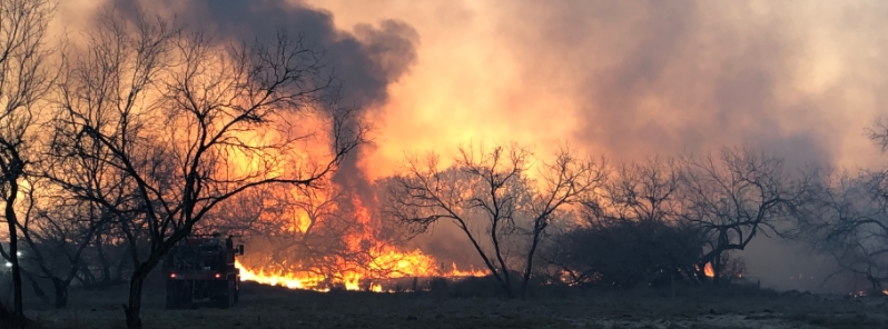 King Fire scorches 5 800 ha (14 300 acres) of land in Brooks County, Texas