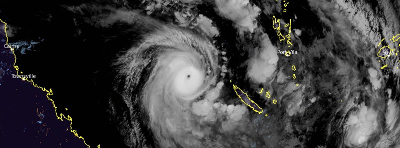 Severe Tropical Cyclone “Niran” heading toward New Caledonia