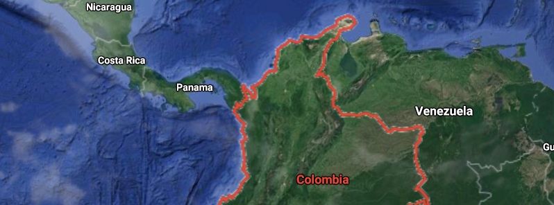 GPS data suggests possible large earthquake and tsunami hazard for northwest Colombia