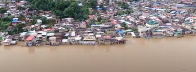 Severe flooding hit Nariño Department, leaving significant damage to properties and crops, Colombia