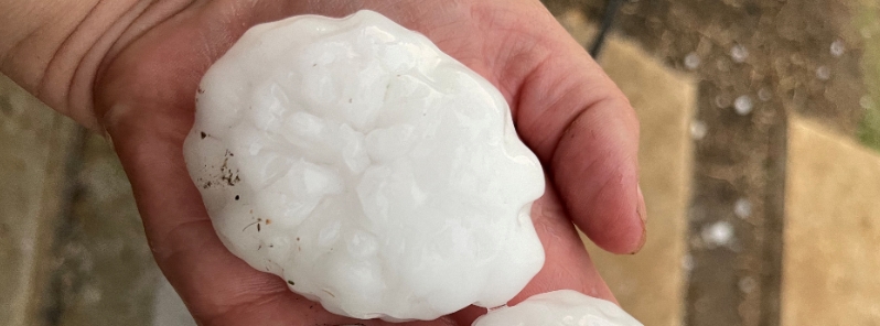 ‘Gorilla’ hail pounds north-central Texas, leaving properties damaged, U.S.