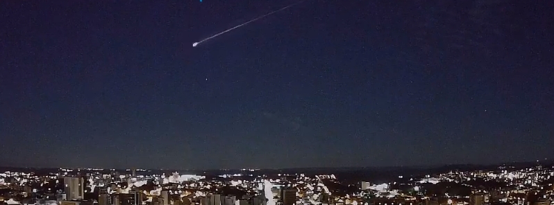 Bright fireball spotted over Brazil for the second time in a week
