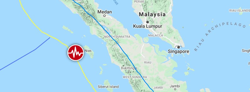 Strong and shallow M6.6 earthquake hits off the coast of Sumatra, Indonesia