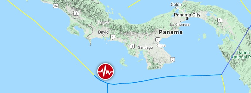 Shallow M6.0 earthquake hits off the coast of Panama