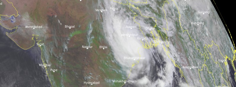 Very Severe Cyclonic Storm “Yaas” makes landfall over Odisha, India