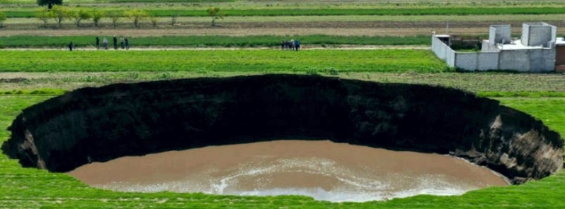 Massive sinkhole opens in southeastern Mexico