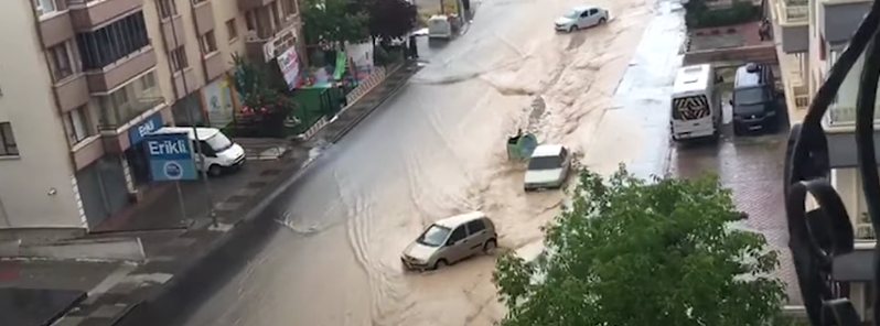 Severe flash floods damage multiple properties in capital Ankara, Turkey