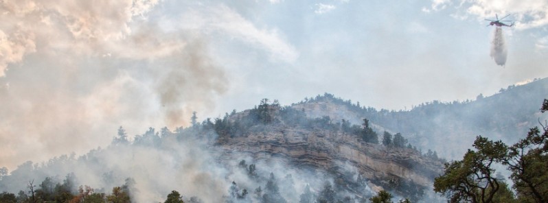 67 large wildfires burning across the United States