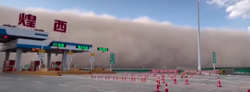 Severe sandstorm engulfs China’s Dunhuang city