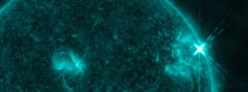 Moderately strong M2.7 solar flare erupts from Region 2838