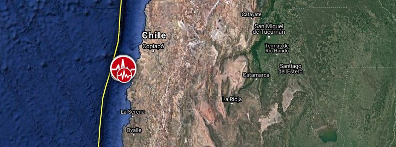 Two shallow M6.0 earthquakes hit near the coast of Atacama, Chile