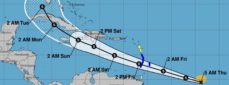Tropical Storm “Elsa” – Warnings issued for Barbados, Martinique, St. Lucia, and St. Vincent and the Grenadines