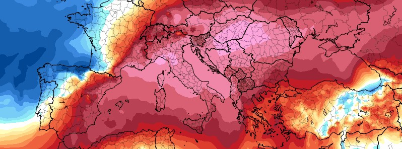 Intense and long-lasting heatwave expected over Europe