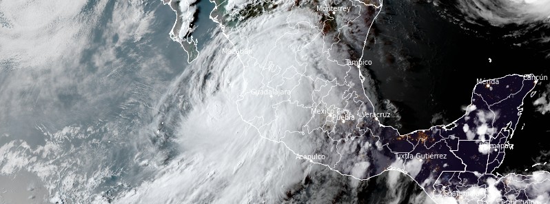 Hurricane “Nora” hits Mexico with very heavy rains, leaving at least 1 person dead
