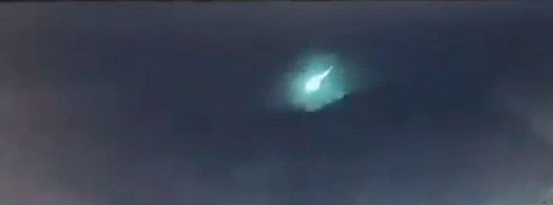 Very bright fireball over Izmir, sonic boom reported, Turkey