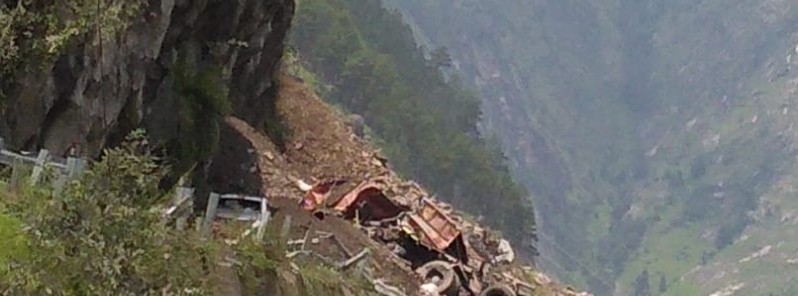 More than 40 feared buried under rubble after major landslide in Himachal Pradesh, India