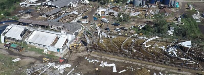 New Jersey’s largest dairy devastated by an EF-3 tornado in Mullica Hill