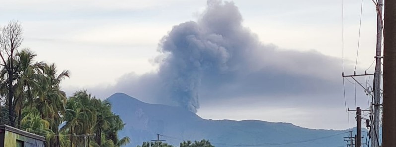 Vigorous ash emissions at Telica volcano, Nicaragua