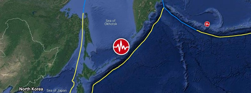 Shallow M6.0 earthquake hits Kuril Islands, Russia