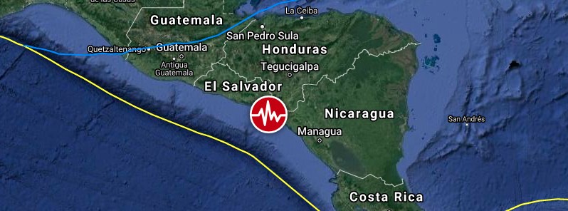 Strong and shallow M6.5 earthquake hits near the coast of Nicaragua
