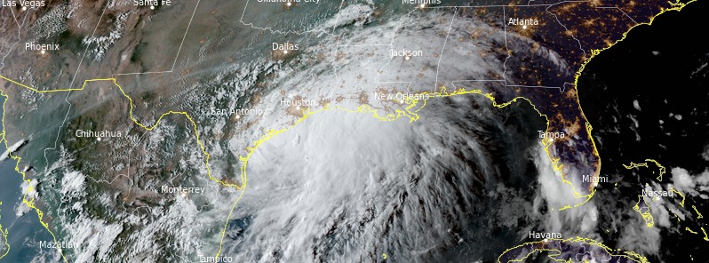Hurricane “Nicholas” makes landfall along the Texas coast