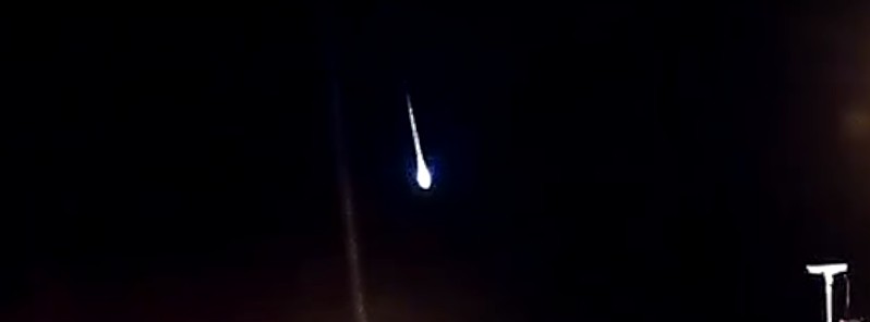 Bright fireball over Arkansas, U.S.