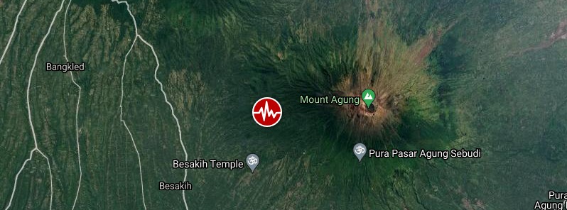 3 people killed as M5.1 earthquake hits near Agung volcano, Bali, Indonesia