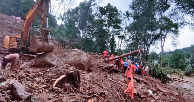 At least 26 dead as floods and landslides hit Kerala, India