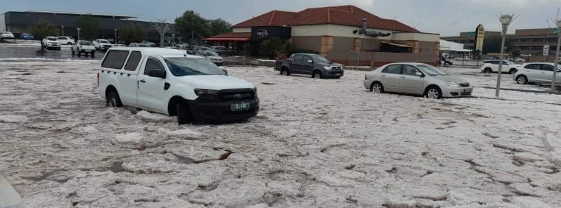 Severe hailstorm hits Klerksdorp, South Africa