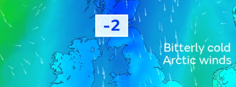 Cold Arctic air to reach UK this week, spread to the rest of Europe