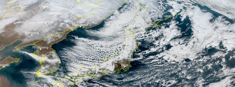 Record sea-effect snow in northern Japan