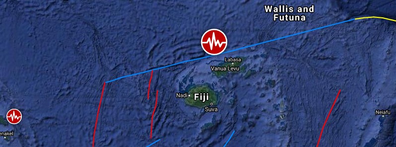 Strong and shallow M6.3 earthquake hits Fiji