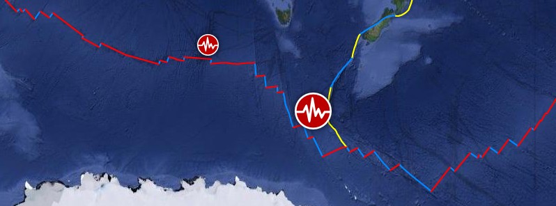 Strong and shallow M6.5 earthquake hits west of Macquarie Island