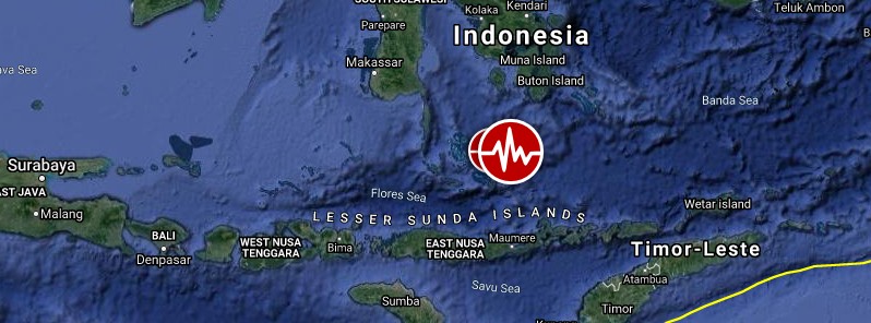 Major M7.3 earthquake hits Flores Sea, Indonesia – 7 people injured, 346 homes damaged