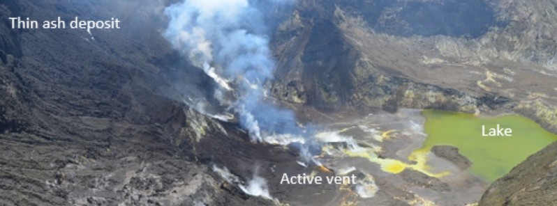 Volcanic unrest continues at White Island with vent temperature rise, New Zealand
